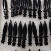 ZTBH Natural Meditation Crystal Natural Quartz Crystal Dagger, Hand Carved Obsidian Gifts Crystal Stone (Color : 15-16cm) view 4