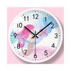 BcofoA Ultra-Quiet Wall Clock Living Room Clock Home Cartoon Creative Children's Room Wall Watch Nordic Minimalist Bedroom Wall Clock 12 inches (Color : Mermaid White Shell) view 1