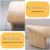 LXLA Under Compute Desk Footrest Wood Tilting Ergonomic, Designed to Support Your Legs, Couch Office Chairs Step Stool, Compact (Color : Natural, Size : 40x24x15cm) view 4