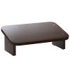 LXLA Under Compute Desk Footrest Wood Tilting Ergonomic, Designed to Support Your Legs, Couch Office Chairs Step Stool, Compact (Color : Brown, Size : 40x24x15cm) view 1