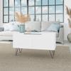 Manhattan Comfort Beekman 35.43" Accent Cabinet with 2 Shelves, White view 2