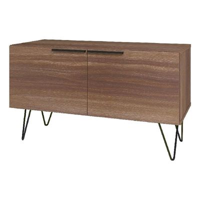 Manhattan Comfort Beekman 35.43" Accent Cabinet with 2 Shelves, Brown