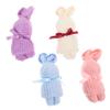 Cabilock 4pcs Cartoon Bunny Hair Drying Towels Adorable Super Absorbent Festival for Boys and Girls Holiday Decor and Practical Use view 1