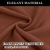Fcosie Natural Linen Blended Curtains Grommet Room Darkening Drapes Room Divider Curtain Panel Draperies for Farmhouse Wedding Ceremony Party Window Decor (1 Panel), 84W x 96L Inch, FireBrick view 2