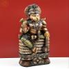 36" Hanuman Sitting on His Tail | Wooden Hanuman | Handmade - Vengai Wood view 2