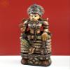 36" Hanuman Sitting on His Tail | Wooden Hanuman | Handmade - Vengai Wood view 3