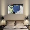 100% Hand-Painted Original Oil Painting Large Canvas Wall Art Canva Abstract Art Wall Art Living Room Wall Art Painting Blue and Green Painting Extra Large Abstract Canvas Art 48X24in Unframed view 4