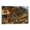 25 Masterpieces by Pieter Bruegel The Elder - Netherlandish Proverbs Canvas Art Poster and Wall Art Picture Print Modern Family Bedroom Decor Posters 28x42inch(70x105cm) view 1