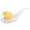 Kingrol 200 Plastic Appetizer Spoons, Disposable Tasting Spoons for Desserts, Hors d'oeuvres, Soups, Sushi, Dipping Sauces - White view 2