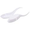 Kingrol 200 Plastic Appetizer Spoons, Disposable Tasting Spoons for Desserts, Hors d'oeuvres, Soups, Sushi, Dipping Sauces - White view 3