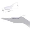 Kingrol 200 Plastic Appetizer Spoons, Disposable Tasting Spoons for Desserts, Hors d'oeuvres, Soups, Sushi, Dipping Sauces - White view 4