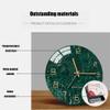 BcofoA Marble Nordic Modern Silent Wall Clock Living Room Table Home Clock Creative Fashion Simple Atmosphere Light Luxury Wall Clock 14 inches (Color : I) view 3