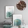 BcofoA Marble Nordic Modern Silent Wall Clock Living Room Table Home Clock Creative Fashion Simple Atmosphere Light Luxury Wall Clock 14 inches (Color : I) view 4