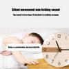 BcofoA Marble Nordic Modern Silent Wall Clock Living Room Table Home Clock Creative Fashion Simple Atmosphere Light Luxury Wall Clock 14 inches (Color : E) view 2