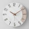 BcofoA Silent Clock Round Personality Creative Trend Wall Watch net red Light Luxury Wall Clock Living Room Modern Minimalist Atmospheric Clock 12 inches (Color : C) view 1
