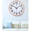 BcofoA Living Room Mute Wall Clock Modern Clock Simple Wall Watch Round Calendar Clock Bedroom Creative Quartz Clock 15 inches (Color : Silver Plated) view 3