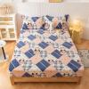 CFYCYHDZHT Stain Resistant Deep Pocket Bed Sheet,Thick Warm Flannel Mattress Protection Cover, Children's Room Cartoon Printing Animation Bed Sheets for Single Double Beds,Cows,120200cm+25cm view 1