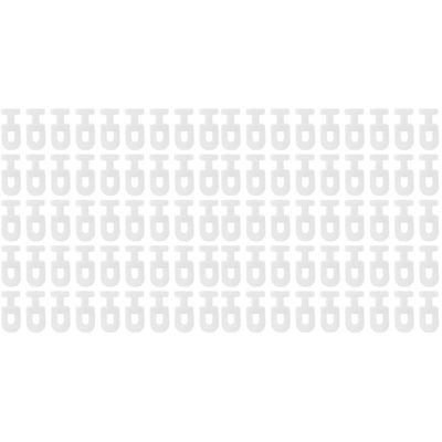 DOITOOL 400pcs Plastic Curtain Track Rollers Silent Gliders for Easy Installation Smooth and Versatile Use Drapery and Curtains