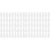 DOITOOL 400pcs Plastic Curtain Track Rollers Silent Gliders for Easy Installation Smooth and Versatile Use Drapery and Curtains view 1
