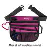 Nursingtools Kangapak Nurse Fanny Pack Multi Compartment Waist Organizer Tool Bag for Students, Practitioners & Medical Professionals (Hibiscus Pink) view 2