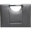 BOWERY HILL Faux Leather Upholstered Side Chair - Gray (Set of 2) view 3
