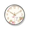 BcofoA Wall Clock Living Room Clock Simple Nordic Fashion Home Clock 10 inches (Color : Butterfly Black Frame) view 1