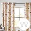 Wakauto 2pcs Decorative Curtain Rod Ends Iron Art Crystal Finials Elegant Shower Rod Caps for Stylish Home Wear-Resistant Design for Living Room and Bathroom view 2