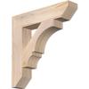 3 1/2"W x 18"D x 18"H Balboa Slat Smooth Bracket, Douglas Fir view 1