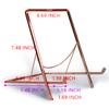 KJGJ 9 Inch Heavy Duty Display Stand for Plate Stand Plate Holder Iron Easel Display Stand Picture Frame Stand for Picture Decorative Plate Photo Easel (Rose Gold) view 3