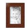 ArtToFrames 4x6 Inch Brown Picture Frame, This 1.25 Inch Custom MDF Poster Frame is Walnut - Comes with Foam Backing 3/16 inch and Regular Glass (FBPL0066-59504-YWAL-4x6) view 2