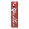 KH Sports Fan Cincinnati Bearcats Welcome Porch Leaner, 11x46 Inches, Bearcats Outdoor Welcome Sign; Display Your Team Spirit with This Cincinnati Bearcats Plaque view 1