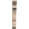 3 1/2"W x 18"D x 26"H Balboa Slat Smooth Bracket, Douglas Fir view 2