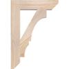 3 1/2"W x 18"D x 26"H Balboa Slat Smooth Bracket, Douglas Fir view 3