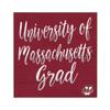 10x10 Team Grad Sign UMASS Amherst Minutemen view 1