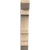 3 1/2"W x 14"D x 22"H Balboa Slat Smooth Bracket, Douglas Fir view 2