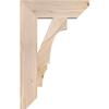 3 1/2"W x 14"D x 22"H Balboa Slat Smooth Bracket, Douglas Fir view 3