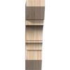 3 1/2"W x 14"D x 14"H Balboa Slat Smooth Bracket, Douglas Fir view 2