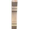 4"W x 14"D x 22"H Olympic Slat Rough Sawn Bracket, Douglas Fir view 2