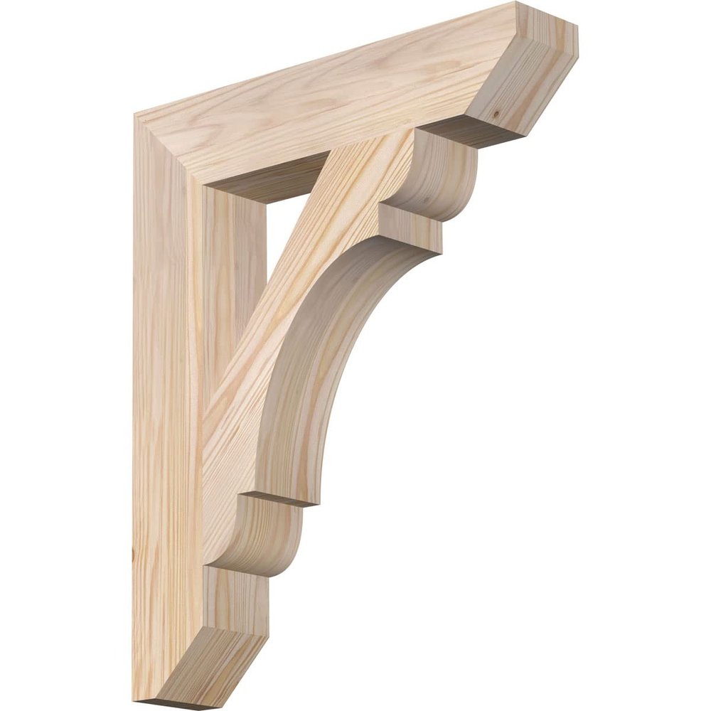 3 1/2"W x 18"D x 22"H Olympic Slat Smooth Bracket, Douglas Fir