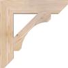 3 1/2"W x 18"D x 18"H Legacy Slat Smooth Bracket, Douglas Fir view 3