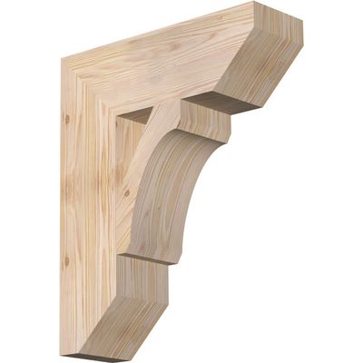 5 1/2"W x 18"D x 22"H Legacy Slat Smooth Bracket, Douglas Fir