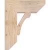 5 1/2"W x 18"D x 22"H Legacy Slat Smooth Bracket, Douglas Fir view 3
