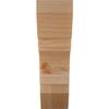 3 1/2"W x 14"D x 14"H Merced Slat Smooth Bracket, Douglas Fir view 2