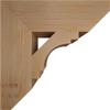 3 1/2"W x 14"D x 14"H Merced Slat Smooth Bracket, Douglas Fir view 3