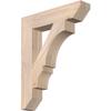 3 1/2"W x 18"D x 22"H Balboa Slat Smooth Bracket, Douglas Fir view 1