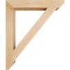 3 1/2"W x 32"D x 38"H Traditional Slat Smooth Bracket, Douglas Fir view 3