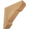 4"W x 14"D x 14"H Traditional Slat Rough Sawn Bracket, Douglas Fir view 1