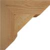 4"W x 14"D x 14"H Traditional Slat Rough Sawn Bracket, Douglas Fir view 3