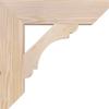 3 1/2"W x 16"D x 16"H Olympic Slat Smooth Bracket, Douglas Fir view 3