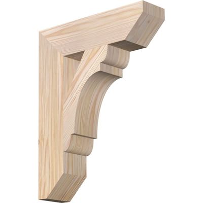 3 1/2"W x 14"D x 18"H Olympic Slat Smooth Bracket, Douglas Fir